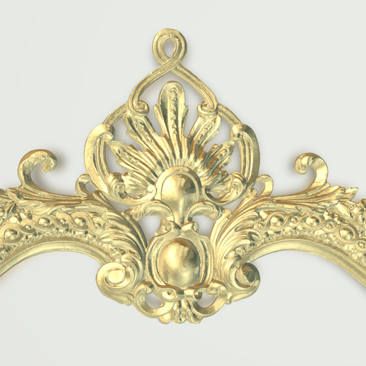 Baroque Ornamental Relief 062 STL