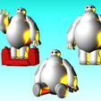 render-pack-baymax2.jpg pack 3 models BAYMAX DISNEY PIXAR