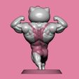 H4.jpg Fichier OBJ HELLO KITTY SWOLE corps・Design à télécharger et à imprimer en 3D