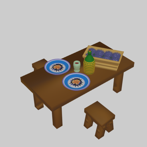 Santon: sea urchin meal