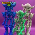 F3D-skeleton-13.jpg FANTASTICRAFT3D - SKELETON KNIGHT FLEXI - Model for 3D printing