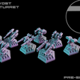 OverallViz.png HEXTECH - Defensive Turrets  (Battletech Compatible Hex Terrain)