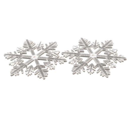 Wireframe-High-54.jpg Снежинка Эмодзи 02.Печать на месте с 3MF в комплекте. (Без опор и плотов)