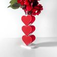 untitled-2472.jpg Valentine Heart Vase 2024, Modern and Unique Gift or Home Decor for Flowers  | STL File