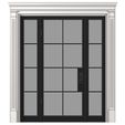 3ddd5.jpg Entrance modern street doors. Entrance to the house.Front Iron Doors. Outdoor Entrance classic door.Art Deco External Doors. Exterior Door.Street Doors.Double Exterior Door