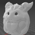 1.png League of Legends Poro Cosplay Mask | Blender Design Poro Face Mask | League of Legends Mask