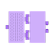 deep_hex_box.stl Almacenamiento para puntas hexagonales 1/4 cortas y largas