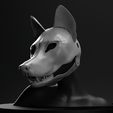 123.35.jpg Wolf Mask Stl - Furry Mask Base