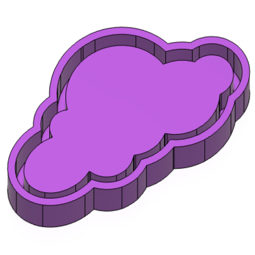 Cloud FRESHIE MOLD - 3D MODEL MOLDING FOR MAKING SILICONE MOULD 3D model
