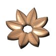 Open-Lotus-10-leaf-100mm-rosette-08.jpg Open Lotus leaves rosette onlay relief 3D print model