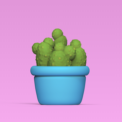 Cod192-Mini-Cactus-1.png Archivo 3D Mini cactus・Modelo para descargar e imprimir en 3D