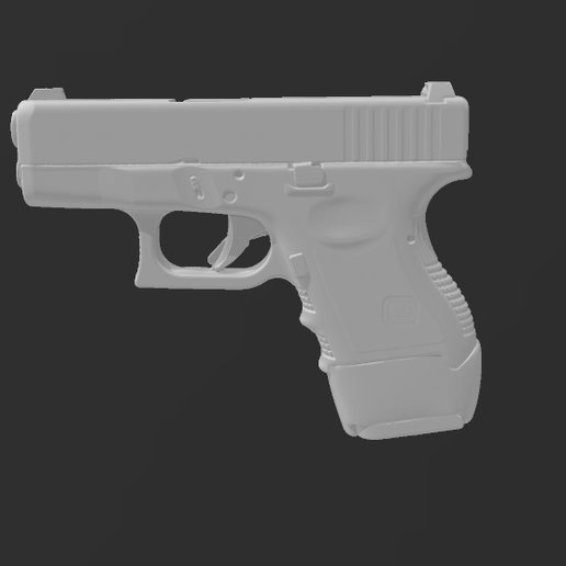 GLOCK G28 GUN MOLD 3D SCANNING 3D model