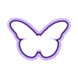 Mariposa- 35mm.stl Polymer clay / Butterfly shape cookie cutter pack