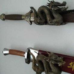 WhatsApp-Image-2023-07-14-at-13.44.39.jpeg Sword Sable Baston - Wall bracket dragons