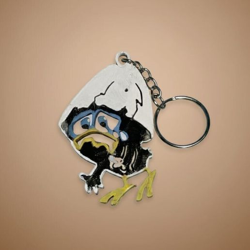 KEY RING "CALIMERO". - 3D model önizlemesi
