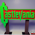 CASTLEVANIA.png Castlevania NES Logo Wall Art / Stand
