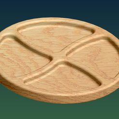 D_300_4.jpg Archivo STL Portabotellas (platos)・Objeto de impresión 3D para descargar