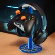 Controller-headset-stand-with-desk-base-1.webp Headset and controller stand