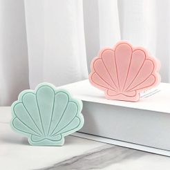 13.jpg 3D file Scallop Shape Conch scented candle・3D printer model to download