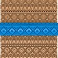 5656566.jpg Greek pattern clay roller stl / pottery roller stl / Aztec pattern clay rolling pin /ethnic pattern  cutter printer