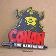 conan-barbaro-barbarian-arnold-pelicula-accion-espada.jpg Conan the Barbarian, Arnold movie, Poster, Sign, Signboard, Logo, Game, Fight, Wrestling