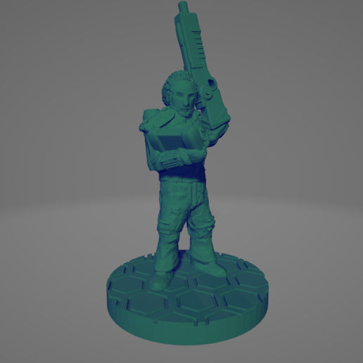 Space Soldier Technician Gabriel - 3D model önizlemesi