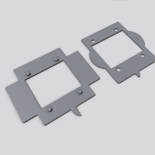 6x7 Omega film carrier V1 3D model