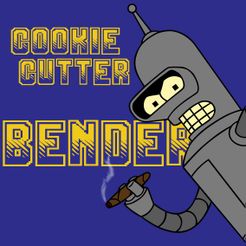 Cou Glas ald na ee" Archivo STL BENDER - Cookie Cutter set -・Modelo para descargar y imprimir en 3D
