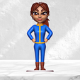 bb.png Jean 33 // Ella Purnell ( Fallout Series )  FUSION MASHUP COSPLAYERS ACTION FIGURE FAN ART CROSSOVER ANIME CHIBI