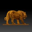 5.jpg Escultura de tigre andante