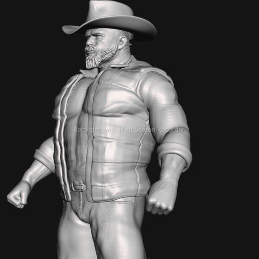 WWF-WWE Costum Brock Lesnar NEW 3D model