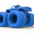 62.jpg Diecast vintage Monster Truck mit Doppelrädern Maßstab 1:25