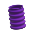 Untitled1.png Cylinder Wobble Vase STL File - Digital Download -5 Sizes- Homeware, Minimalist Modern Design