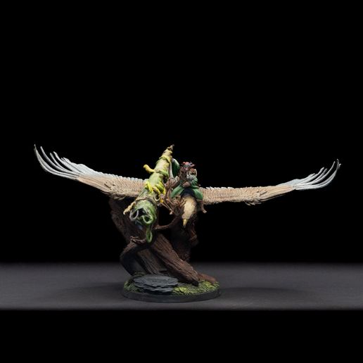 _1010041.jpeg Druide auf Adler, der Ranken-Tornado wirft