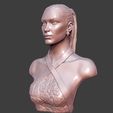 03.jpg Bella Hadid portrait sculpture 3D print model