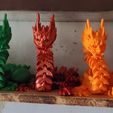 Flexi Print-in-Place Imperial Dragon with 3MF Included!