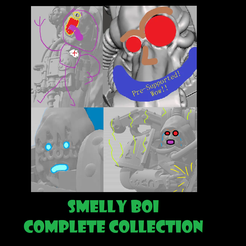 Collection.jpeg Fichier STL Collection complète Smelly Boi - Supporté・Plan pour imprimante 3D à télécharger, Oldgez