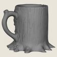 Deer-Head-Wooden-Stump-Mug-04.jpg Deer Head Wooden Stump Mug