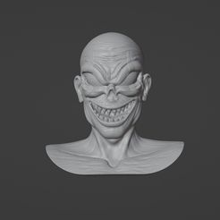 payaso-asesino-feo.jpg STL file Killer clown with sharp teeth・3D printable model to download