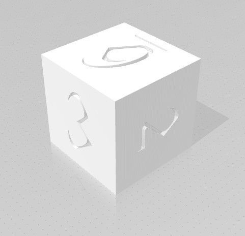 D6 - Fantasy Elf Font.jpg Polyset 骰子（边缘锋利） - Fantasy Elf 字体 - D4, D4 Droplet Crystal, D6, D8, D10, D12, D% Horizontal, D20