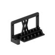 007_02_b.jpg STL-Datei Holder for Socket Wrench Set 28pcs 1/4" with Extension Bar and Sockets for Wall Mount 007 kostenlos・3D-druckbare Vorlage zum herunterladen