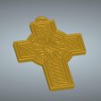 Celtic-CRUX-08-02.jpg celtic magic protective cross necessary accessory Gift Jewelry witch witcher sorcerer shaman tarot divination 3D print model cnc
