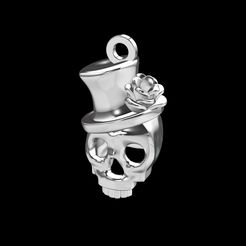 gnr.jpg Archivo STL gratis colgante de calavera・Plan de la impresora 3D para descargar