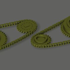 DW-Chain-Drive-Individual-2.jpg 3D file 1/35 M25 Dragon Wagon Chains for Tamiya kit・Design to download and 3D print