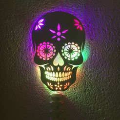 skull1.JPG Fichier STL Calavera - Skull light・Plan pour impression 3D à télécharger