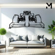 formula-one-f1-front.png Wall Silhouette: F1 Set