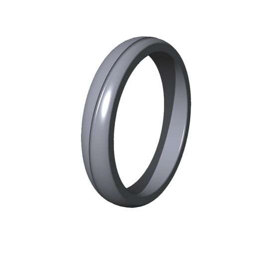men's wedding ring - 3D model önizlemesi
