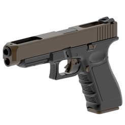 1.png 3D-Datei Vollständig bedruckbare Glock 34・3D-druckbare Vorlage zum herunterladen, Fanton