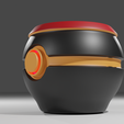 3.png Lowpoly / Normal Luxury Ball Vase