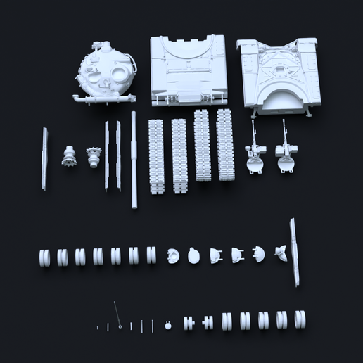 🐆 Soviet Object 219 SP 2・ STL File for 3D printing・Cults